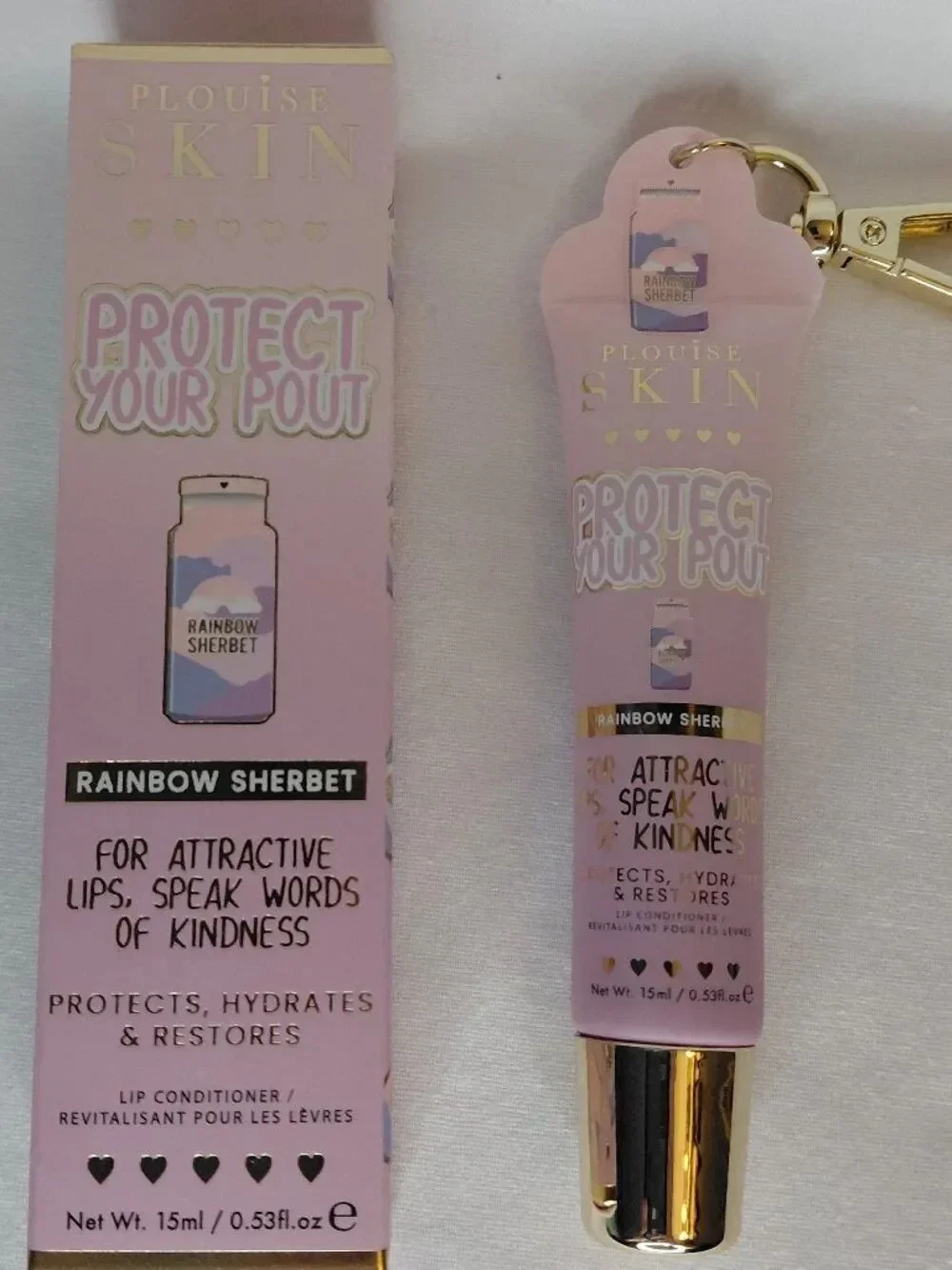 P.Louise - Glitter Protect Your Pout Lip Conditioner - Rainbow Sherbet